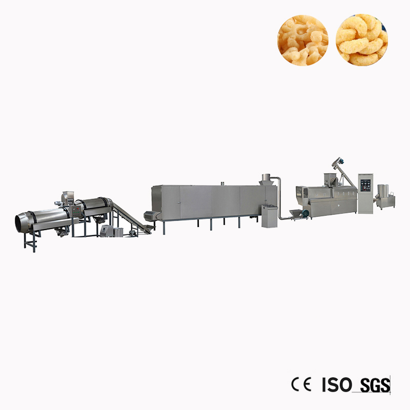 automatic rice puff snack machine production line