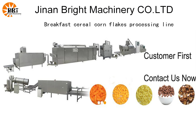 corn flakes processing line