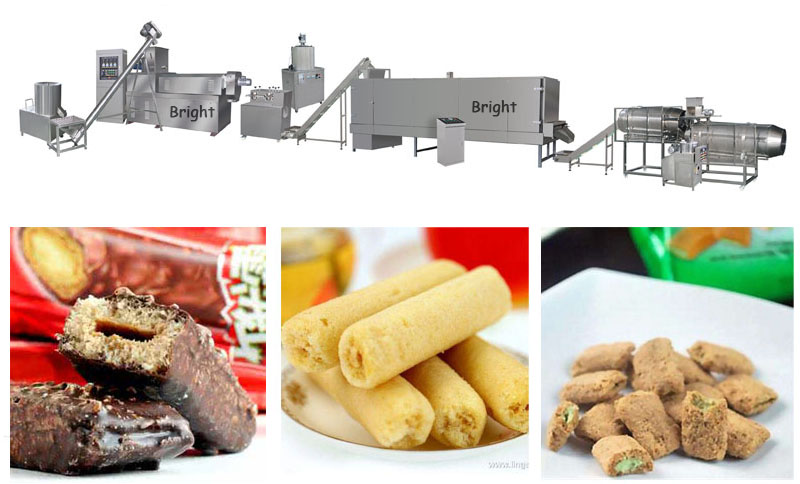 core filling snacks production line